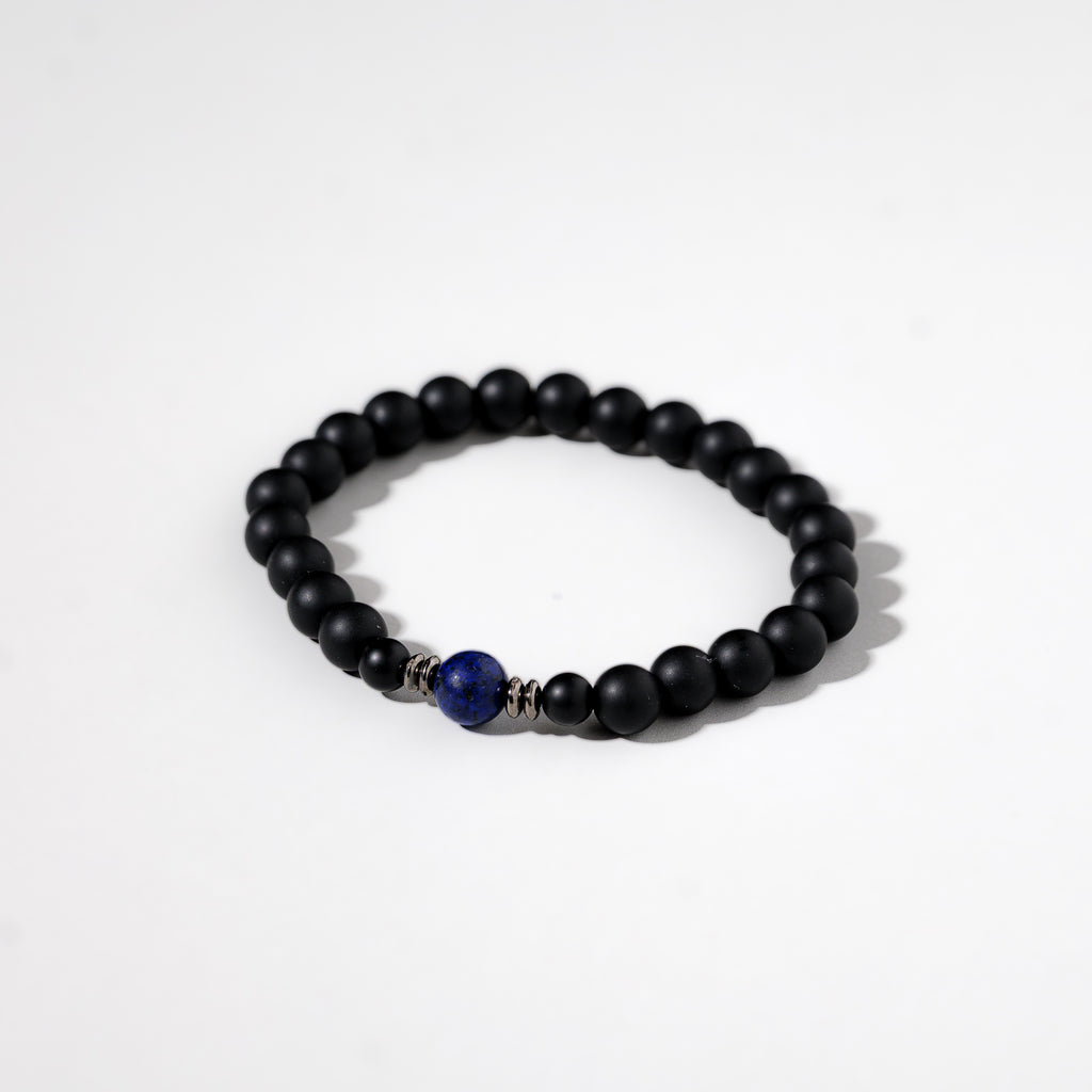 Bransoletka Koralikowa Unisex Lapis Lazuli - Neptun