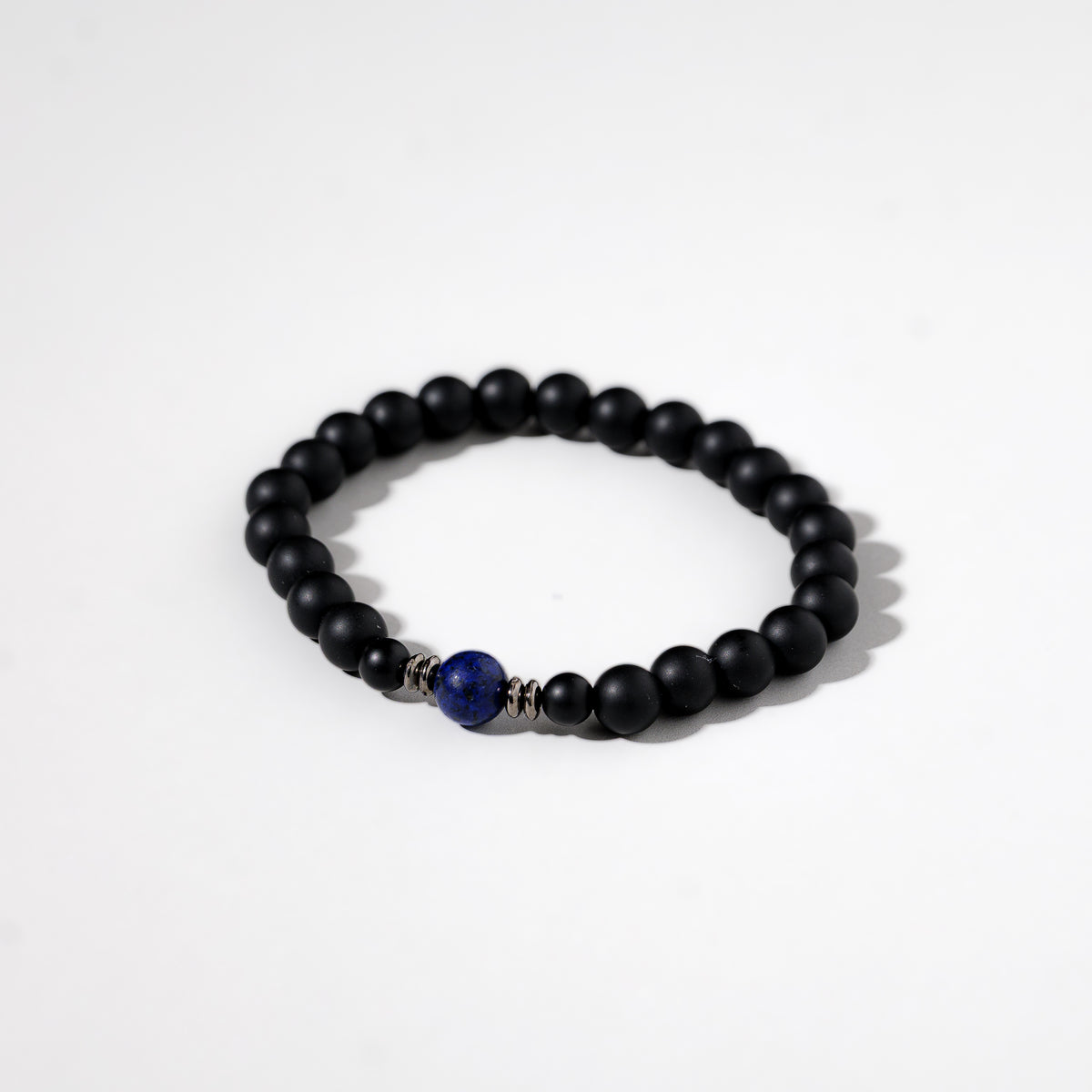 Bransoletka Koralikowa Unisex Lapis Lazuli - Neptun