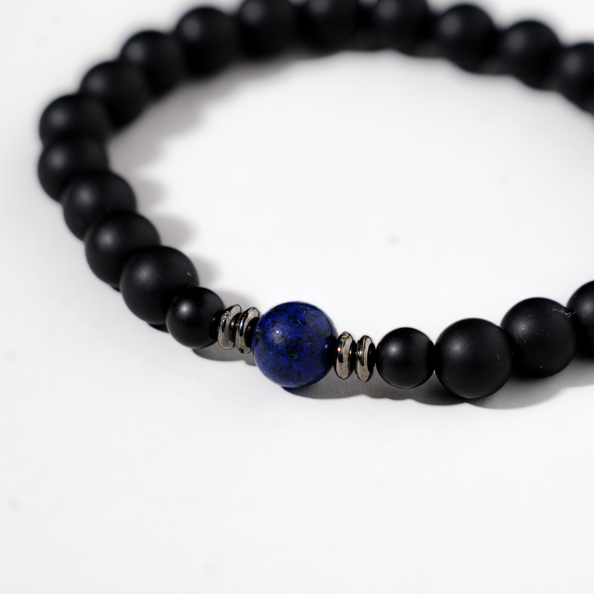 Bransoletka Koralikowa Unisex Lapis Lazuli - Neptun